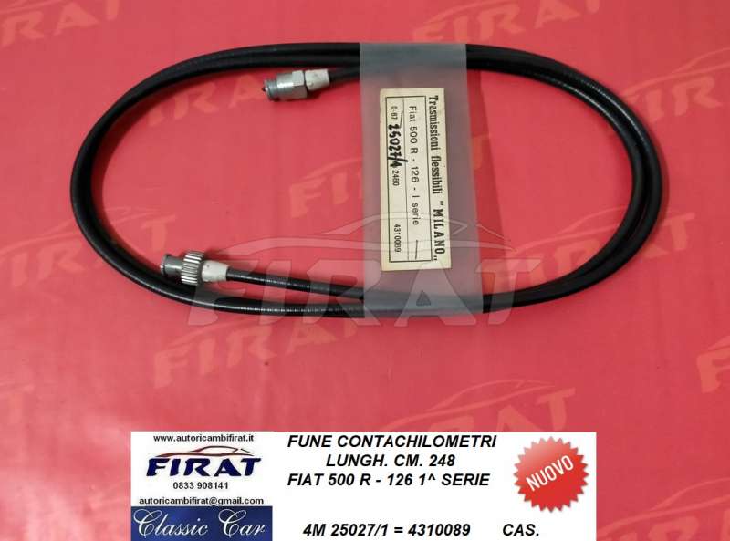 FUNE CONTACHILOMETRI FIAT 500 R - 126 (25027/1)